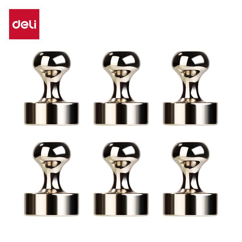 Deli Strong Magnetic Pushpins (6-Pack)