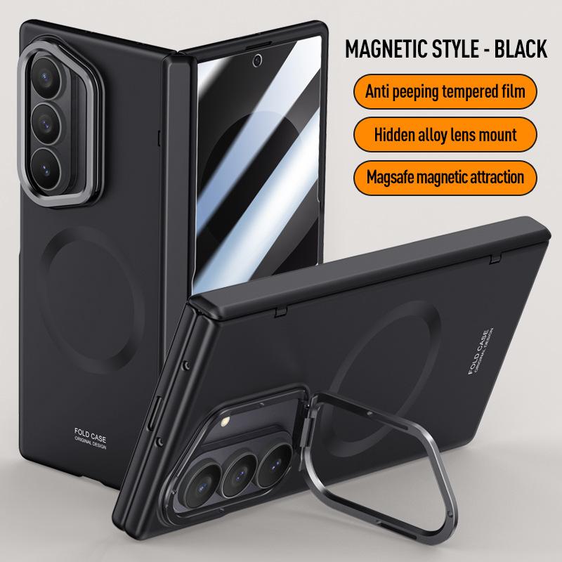 Applicable To Samsung ZFold1Ultra Mobile Phone Case All-inclusive Case Film Integrated Fold1 Lens Holder Magnetic Suction Anti-drop Cover
