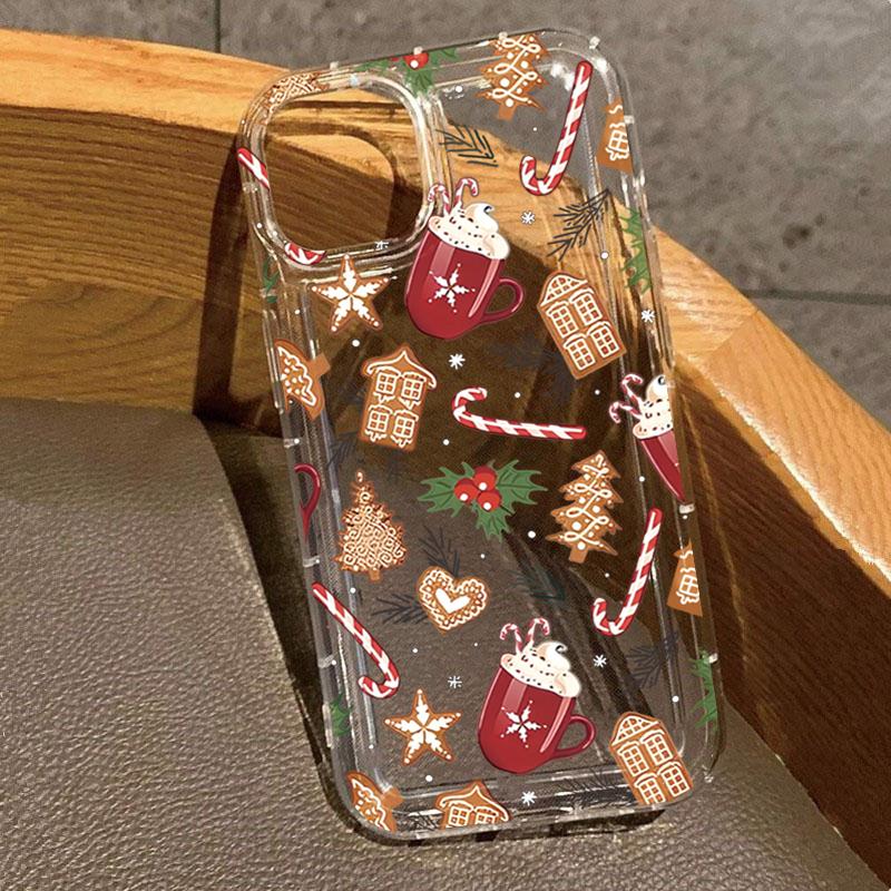 

For Samsung Galaxy S25 S24 S23 S22 Ultra Plus S21 FE 5G Case Coffee Love Gingerbread Man Cover For A55 A54 A53 A15 A35 A34 Funda Galaxy A13 4G