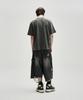 NOT4NERD Distressed Carpenter Bermuda Shorts - Black