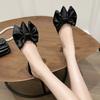 Women's Fashion Slippers  Butterfly-knot Pointed Toe Thin Heels Shoes Women Dress Party Fashion Korean Style Zapatillas De Mujer