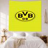 Borussia Dortmund Wall Decor Tapestry Art For Pet Memorial Birthdaywedding Party Backdrop Family Gift