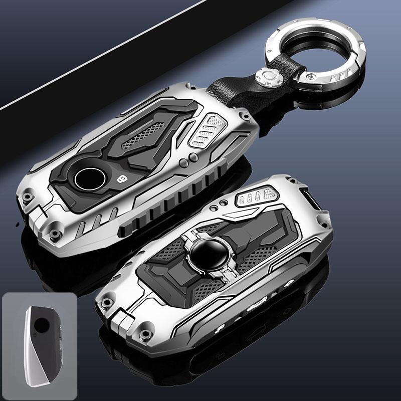 Key Fob Cover Zinc Alloy Key Case Fits For Bmw Ix Im I5 M60 X5 X7 X6 Ix I7 Remote Car Key Shell Protection