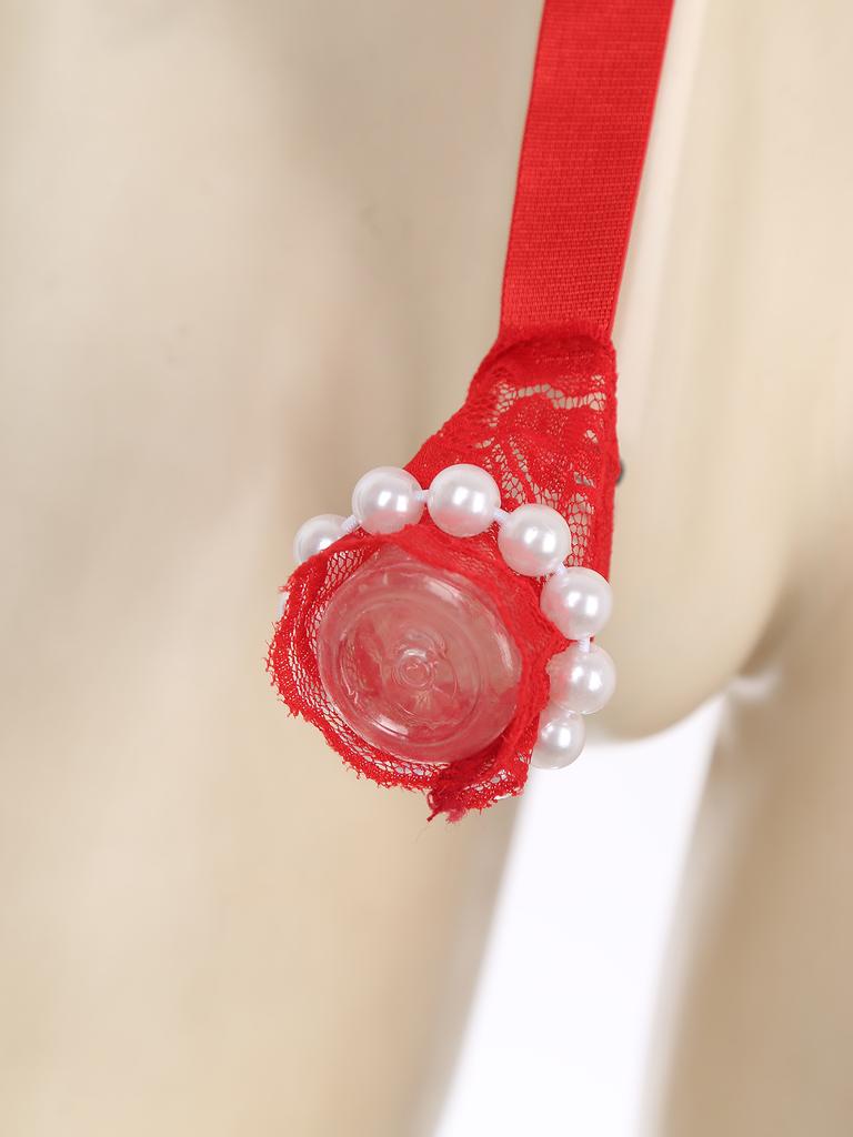 Men O Ring Enhancer Micro Thongs Backless Pole Hollow Out Opening Butt Flaunting Jockstrap Erotic Underwear