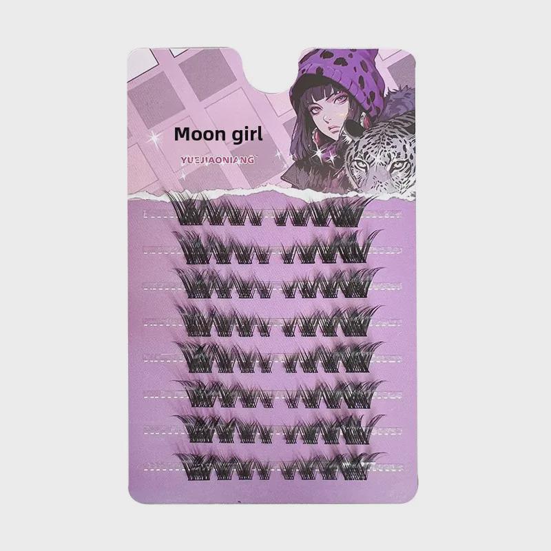 Yue Jiao Niang Fuchs Serie Tägliches Kleiner Teufel Falsche Wimpern - Natürlicher Stil Barbie Cartoon Segmentierte Büschel