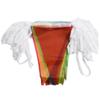 50M Colorful Handmade Fabric Bunting Triangle Flags Wedding Festival Outdoor Decor Pennant String Banner Buntings Versatile