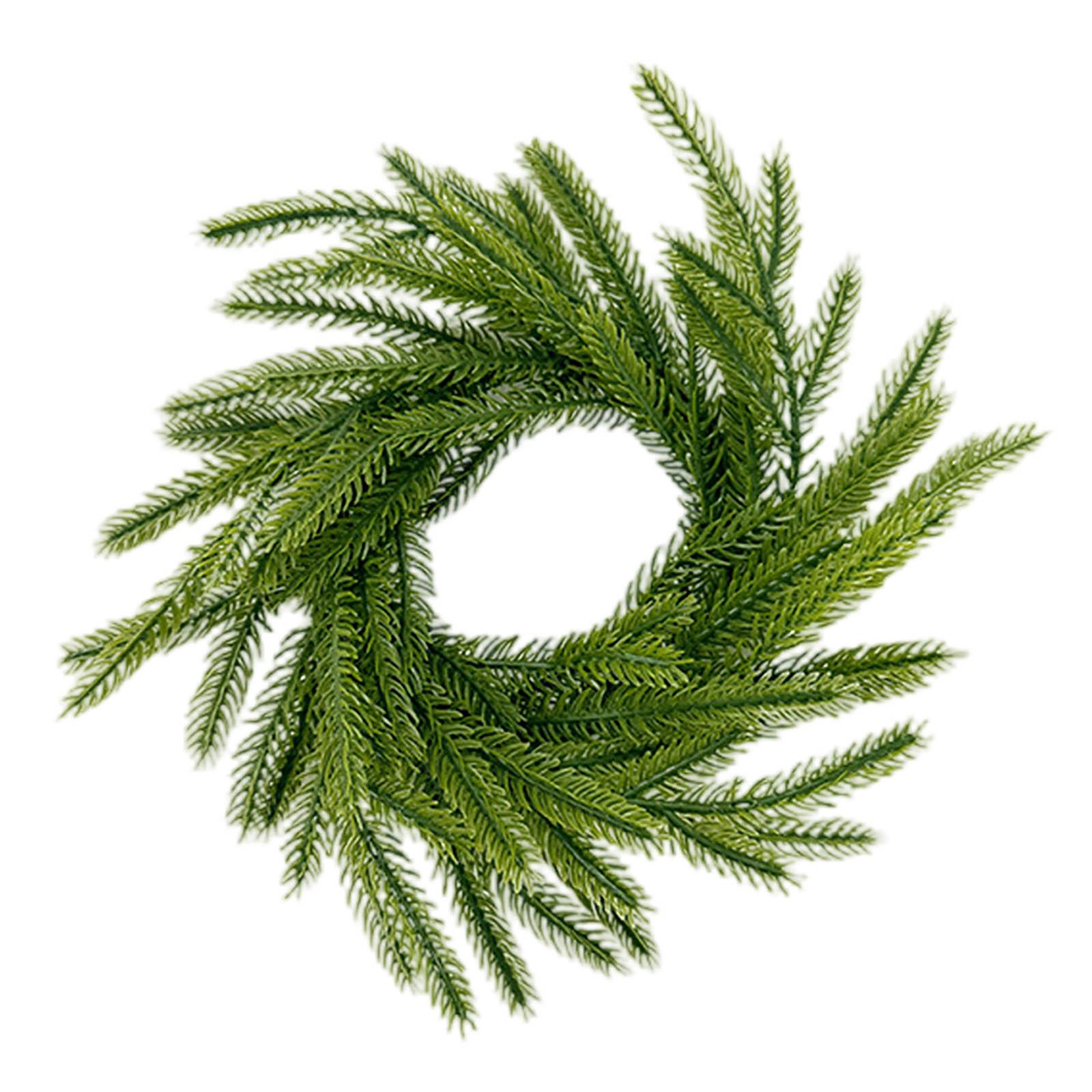 

Artificial Christmas Seaweed Candlestick Wreath, Christmas Table Decoration, Artificial Christmas Seaweed Candlestick Wreath One Size