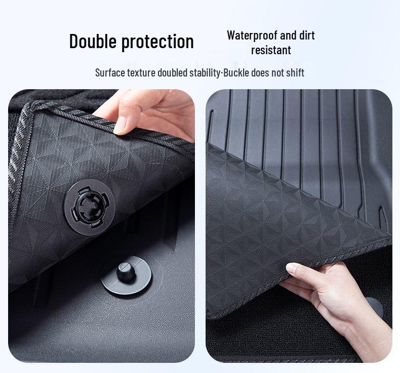 25 Tesla Model 3 (2023) TPE Floor and Trunk Mats - Full Coverage Accessories