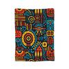 Traditional Ethnic Tribal Pattern  Fleece Throw Blanket Kizomba Blankets for Home Travel Ultra-Soft Bedroom Quilt,