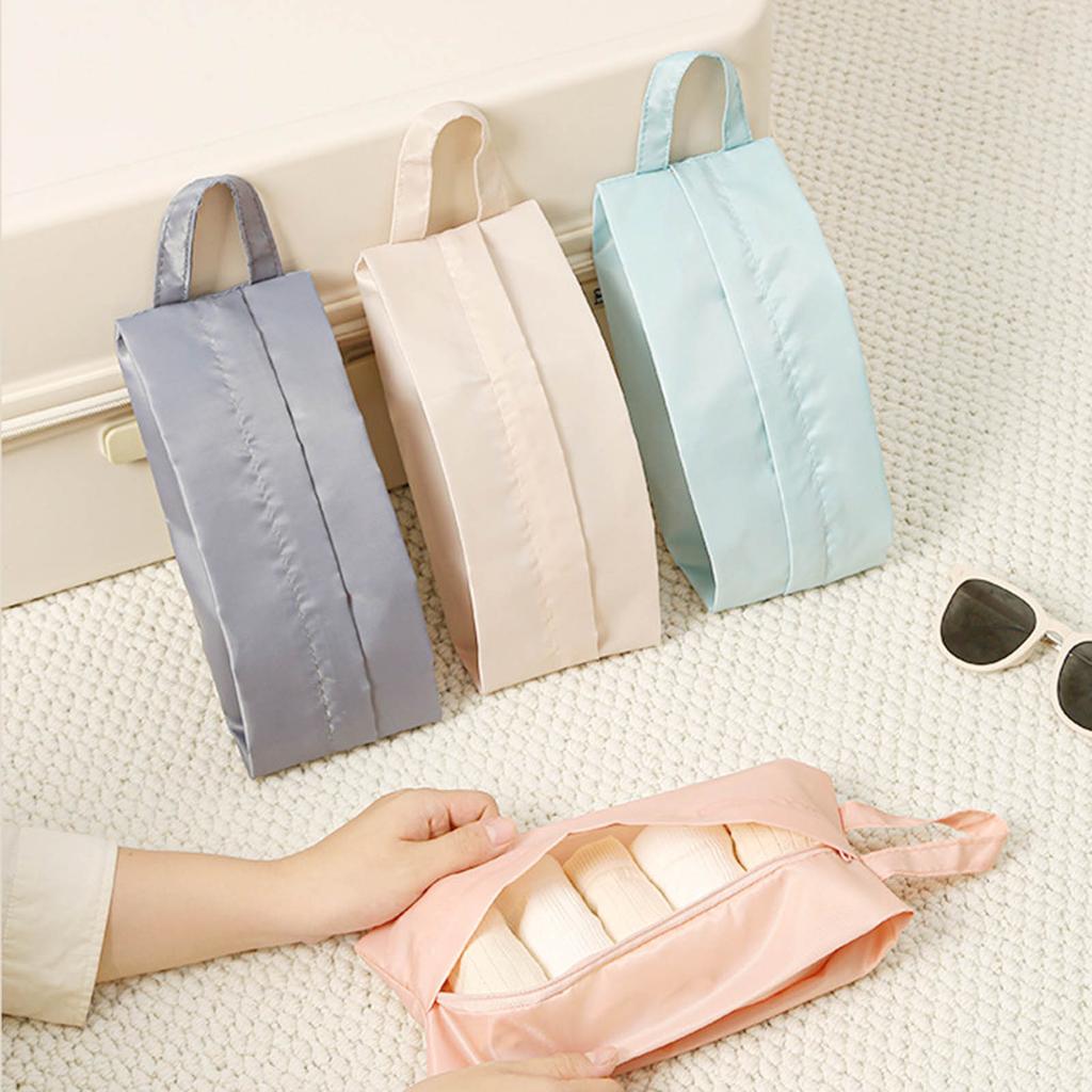 Durable Travel Underwear Storage Bag With Handles Waterproof Lightweight Foldable For Clothes Socks Toiletries