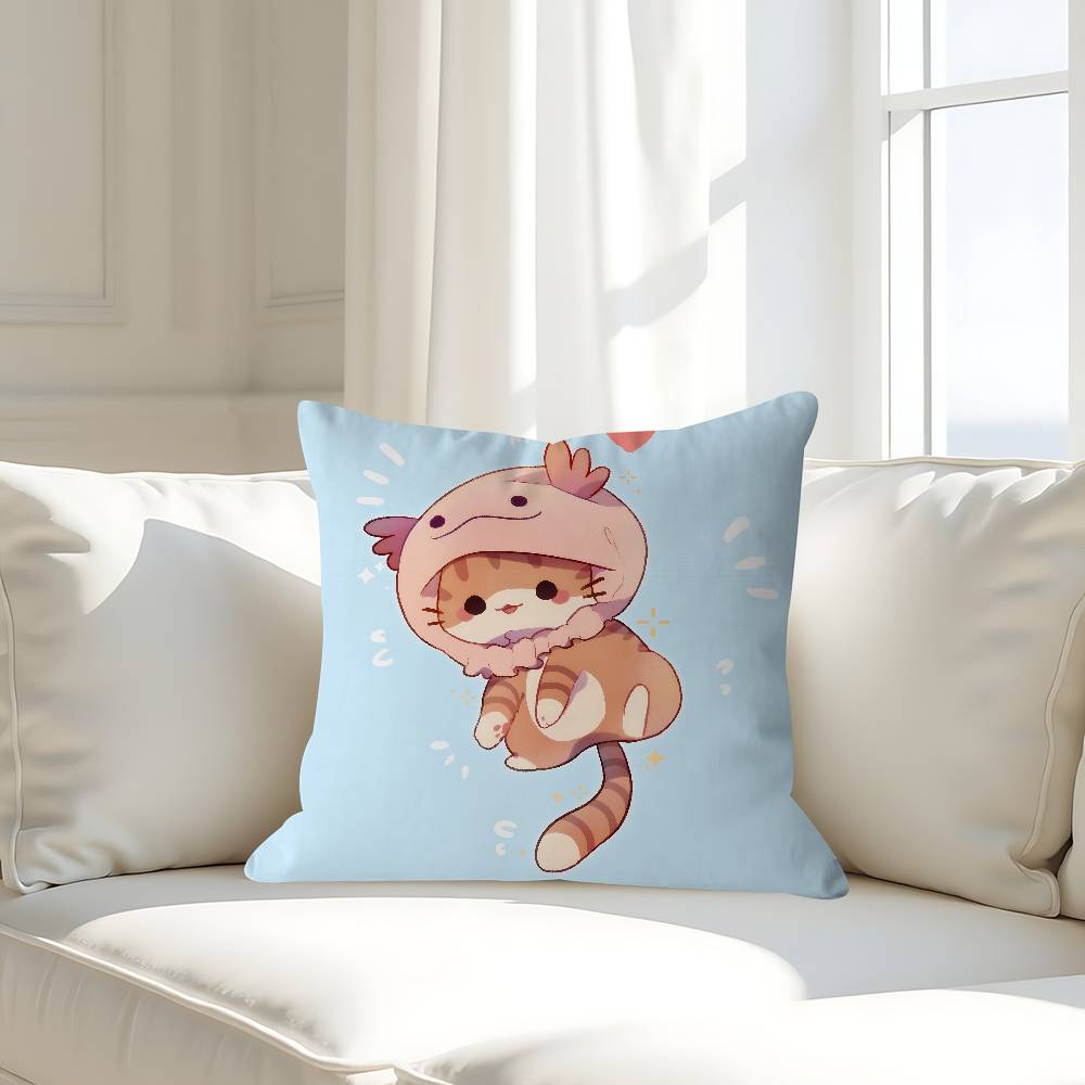 Cartoon Cute Animals Pillow Cushion Cover Pillowcase Living Room Sofa Home Decor Customized