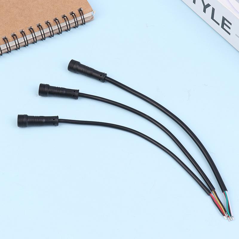 2Pin 3Pin 4Pin Male Cable Wire Plug Led Connector Jack Black Cable Wear Resistant Wire For Car Waterproof Socket Power Cord