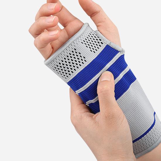 Nylonový návlek na podporu zápěstí pro sport Pevná úprava materiálu Chránič dlaně Úleva od bolesti Prodyšný chránič ruky při zánětu šlach a artritidě podvrtnutí