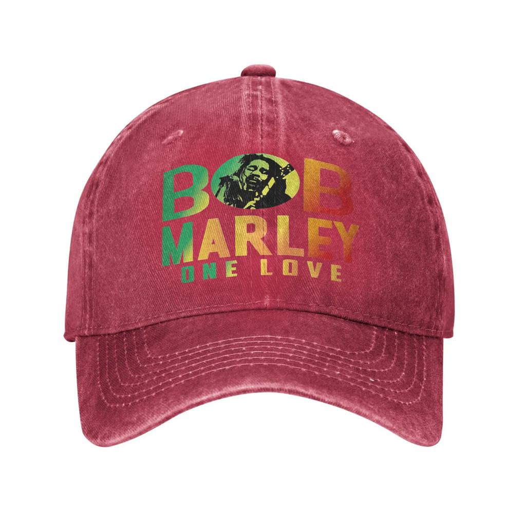 Bob Marleys 2025 Sun Baseball Cap Streetwear Unisex Women Washed Trucker Hat Adjustable Print Hiking Fishing Cap Birthday Present