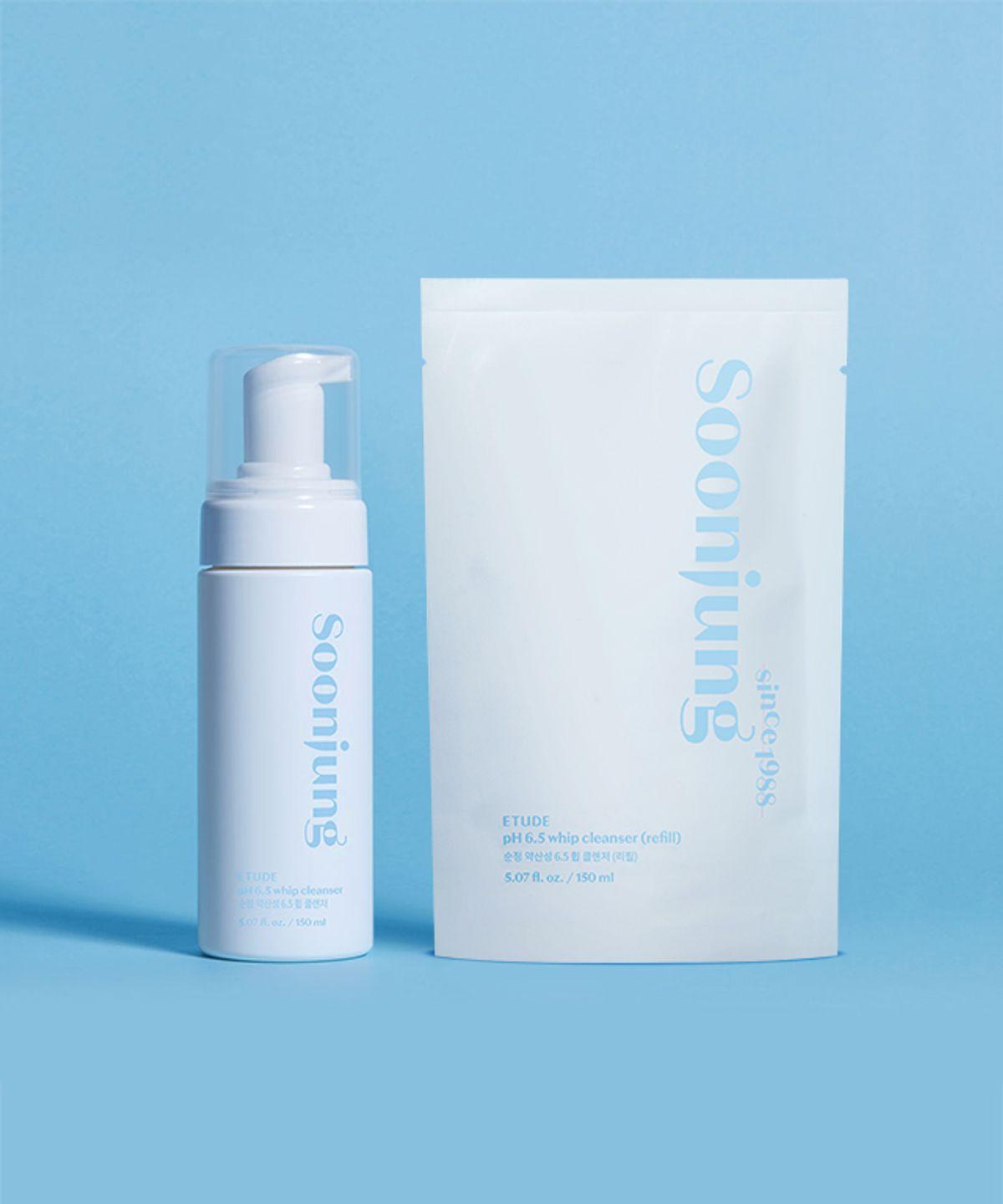 Soonjung Mild Acidic 6.5 Whip Cleanser AD [Main Product 150ml + Refill 150ml]