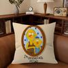 Dont Hug Me Im SScared  Pillow Covers Cartoon Sofa Decorative Home Doublesided Printing Short Plush Cute Cushion Cover