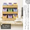 Asdays Tea Bag Case, Large Capacity Tea Bag Storage Rack, Organizer for Condiments, Cosmetics, and Small Items, Easy to Clean, Wooden, 3 Tiers