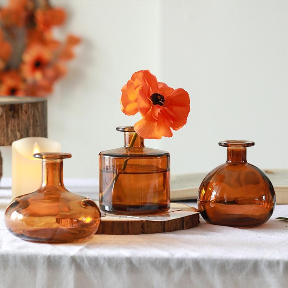 Creative Spanish Glass Vase Desktop Decoration Hydroponic Fresh Flowers Green Plants Flower Arrangement Equipment Home Decor