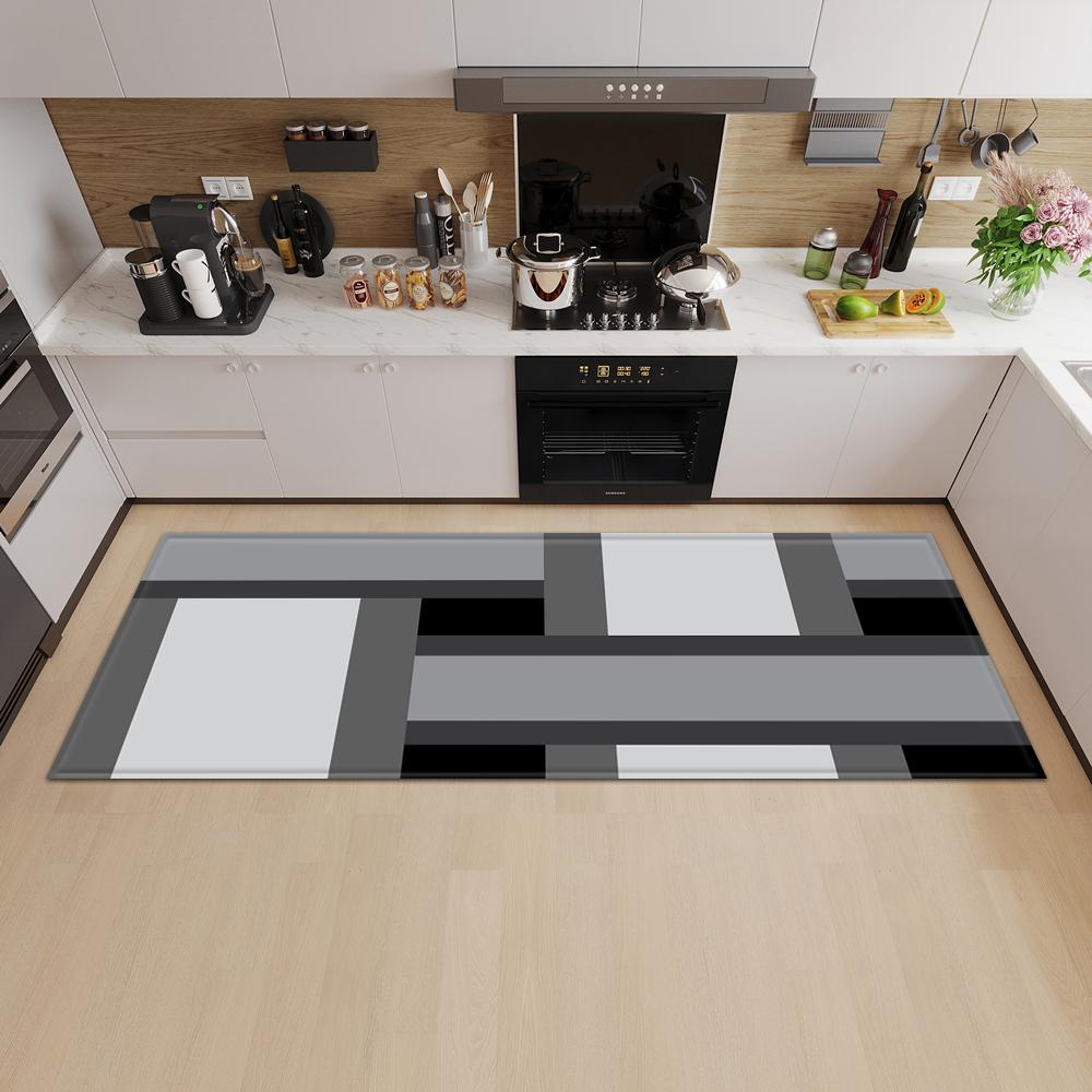 Kitchen Mat Porch Door Mat Bedroom Long Carpet Home Balcony Bathroom Non-slip Floor Living Room Carpet