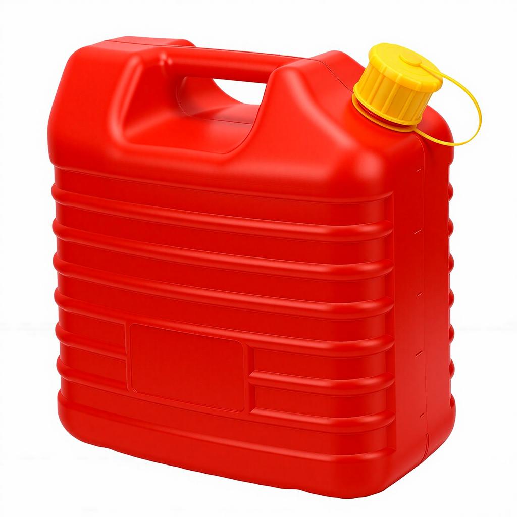 Gasbehälter 10L Fassungsvermögen Robust Multifunktional Eingebautes Ölleitungsrohr Verdickter HDPE Gasbehälter Kraftstoffbehälter Kanne