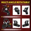 2PCS LED Work Light Mounting Bracket Universal Hood Led Light Bar Mount Bracket Foglight Lamp Holder for Off Road Jeep Truck SUV