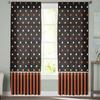 Halloween Stripes Polka Dot Pattern Tulle Curtains For Living Room Modern   Yarn Window Drapes Sheer Curtains for Bedroom