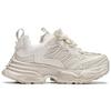 Kappa Urban Sports Mesh Breathable Platform Comfortable Versatile Non-Slip Wear-Resistant Low-Top Dad Shoes Women Sneaker White K0E25MC62J-012