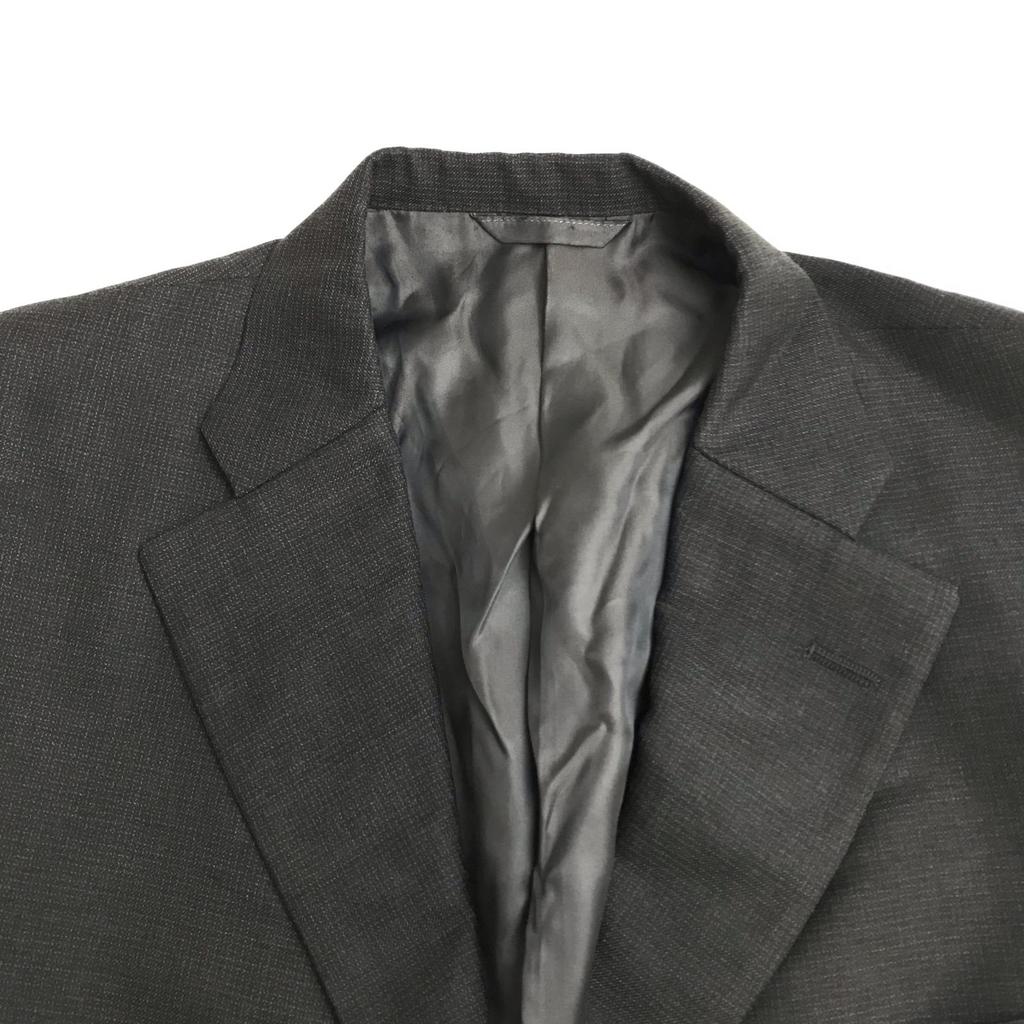 NEWYORKER Fall Winter Suit Men’s YA5 M-L Dark Gray Full Lined Single Jacket Set Up(USED)