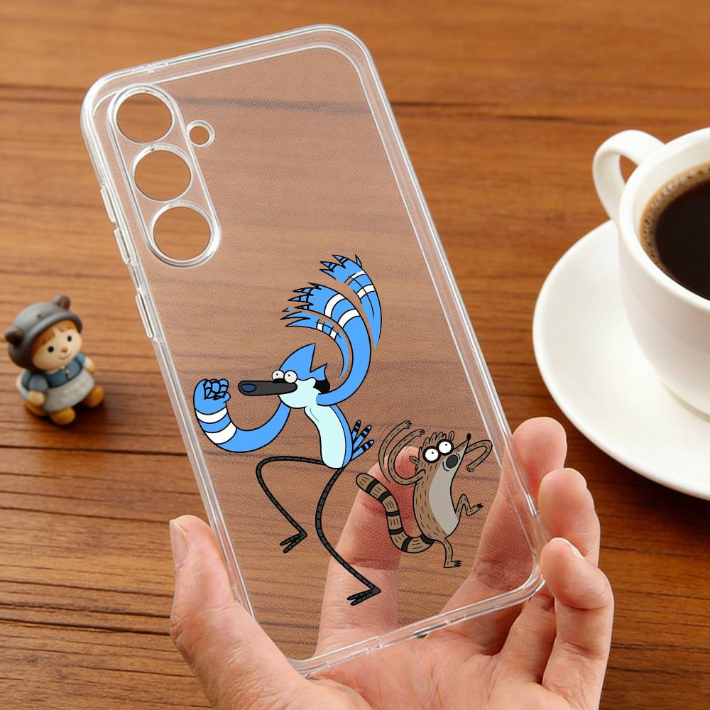 R-Regular-R Cute S-Show phone Case For Samsung S25,24,21,22,23,30,Ultra,20,Plus,Fe,Lite,Note Transparent Cover