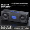 S18 Bluetooth-Lautsprecher mit Subwoofer, UKW-Radio, 20h Akkulaufzeit, Wasserdicht, Stereo für Handy/PC Outdoor