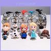 Adorable Porte-clés Princesse Elsa de la Reine des Neiges Silicone Dessin Animé Anneau de Clés Cadeau Idéal