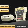 LED Camping Headlamp Motion Sensor Super Bright Hat Clip Light USB Charging Mini Caps Light Headlamp for Outdoor Camping Fishing
