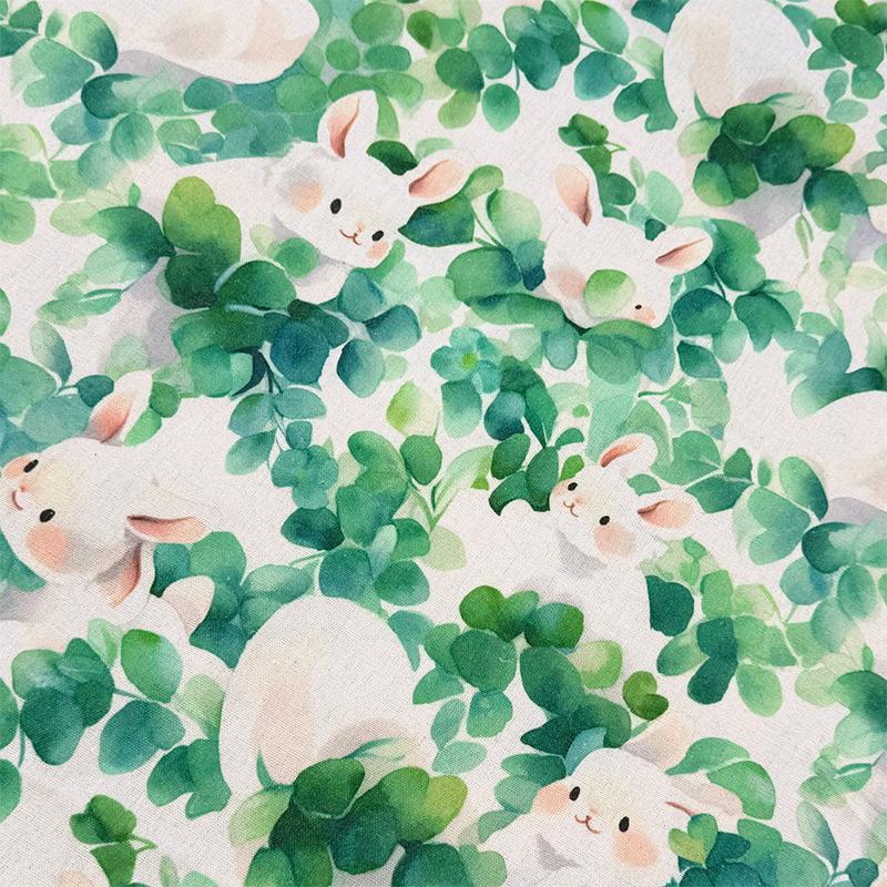 0.5m Encrypt Cotton Linen Children's Day Theme Style Fabric for Tablecloths Door Curtains Decorative Cloth Handmade DIY Fabrics