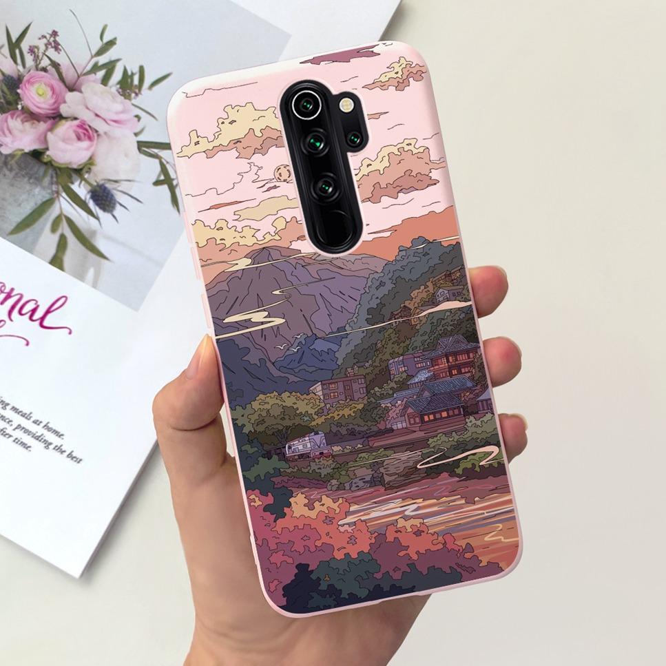 Für Xiaomi Redmi Note 8 Pro Hülle Mode Mädchen Weiche Silikon Rückseite Für Redmi Note 8Pro 8 pro Niedliche Cartoon Handyhülle Fundas