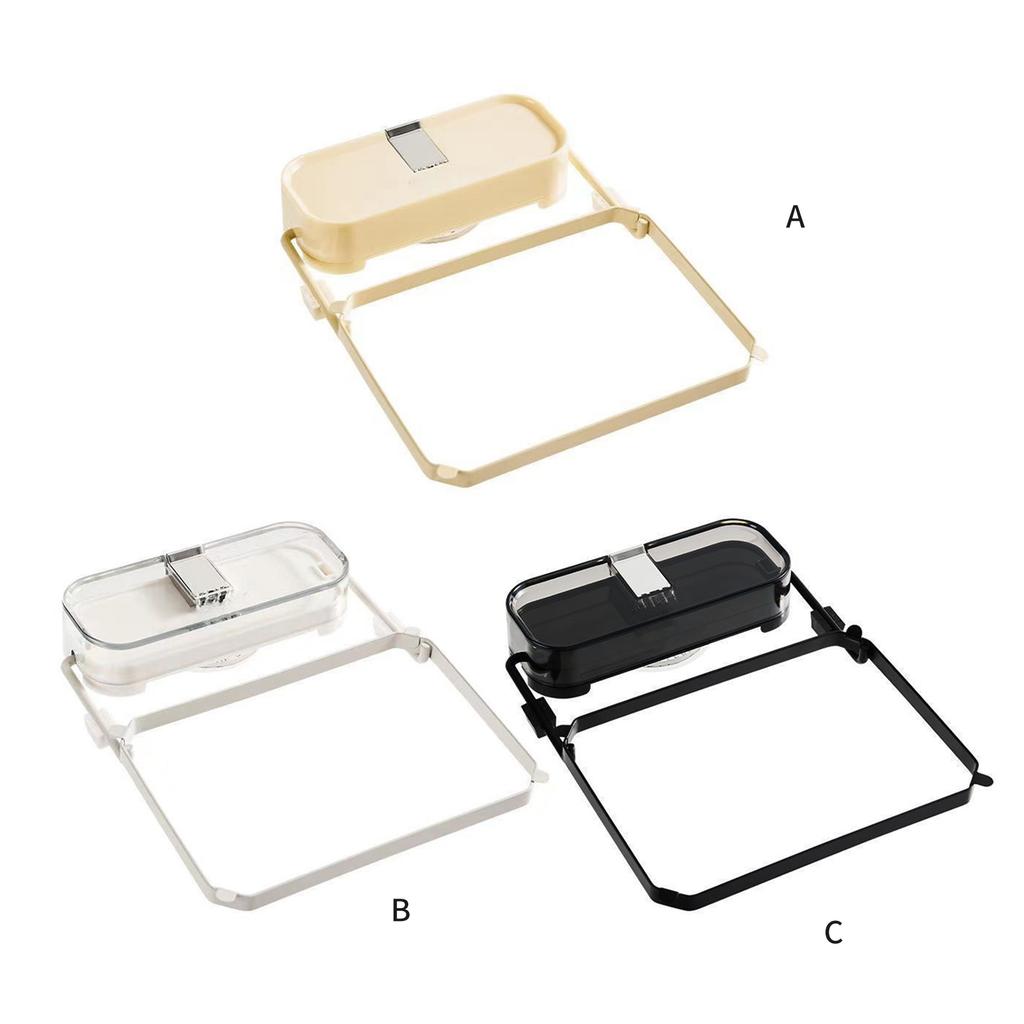 Küchenspülbecken Sieb Faltbarer Essensfangkorb Saugfuß Spülbeckenablaufsieb Ständer mit 100 Stück Filternetzbeuteln