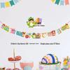Children's Day Classroom Decorations: Cartoon Flag Banners for Kindergarten Activities
