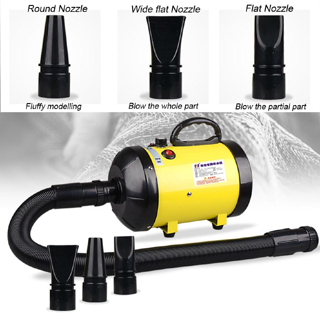 2800W Pet Fur Dryer Grooming Blower Dog Cat Hairdryer Blaster Heater Low Noise New