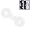 100pcs Shade Cloth Plastic Clips Round Fixing Clips for Greenhouse Outdoor Garden Anti Bird Netting Agricultural Sunshade