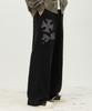 GAKKAI UNIONS Kasia Waffle Wide Pants Black
