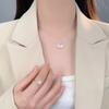 New Chinese Ruyi Knot Set for Women: Light Luxury, Elegant, Fashion, Cold Feeling Ring Necklace