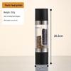 Dual Head Stainless Steel Manual Pepper Grinder: Multi-functional 2-in-1 for Pepper and Spice Grinding.