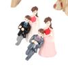 Garden Home Decoration Bonsai Ornaments Marriage Lover Miniatures Wedding Doll Couple Figurines