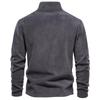 Men's Autumn and Winter New Item Standing Collar Half Zipper Long Sleeved Sweatshirt Standing Collar, Men's Fleece Top