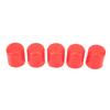 5 Pcs Intake Vacuum Hose Silicone Tube End Plug Cover Lanking Cap 25mm Inner Diameter Universal Fit for Car