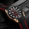 Men'S Watch, Multifunctional Timing Sports Silicone Men'S Quartz Sports Watch 2144