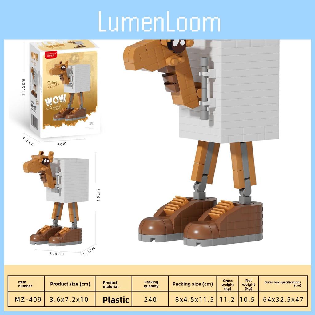 Italiana Brainrot Tungtungsahur Building Blocks Toy For Kids Development Brain