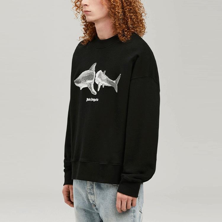 Palm Angels Shark Sweatshirt Men's PMBA026S22FLE0041009