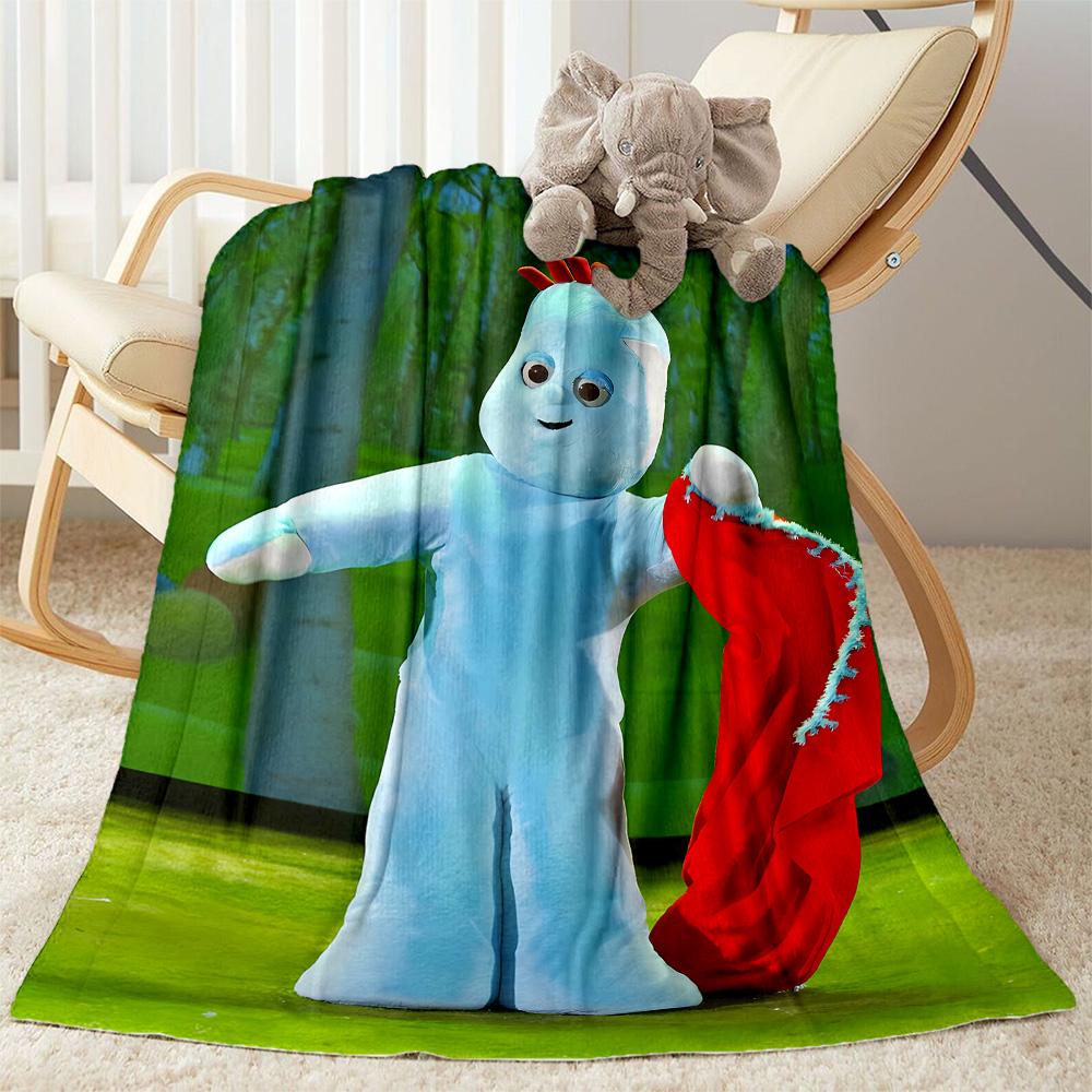 Night Garden Characters Blanket Durable Comfort Perfect for Picnics Sofa Bed All-Season Use Digital Print Ideal Gift For Birthday Valentine'S Day