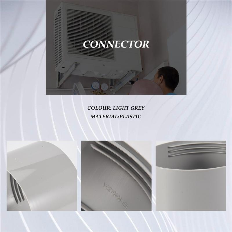 ABGR-Portable Air Conditioner Exhaust Hose Coupler Window Adapter AC Unit Tube Connector Parts & Accessories