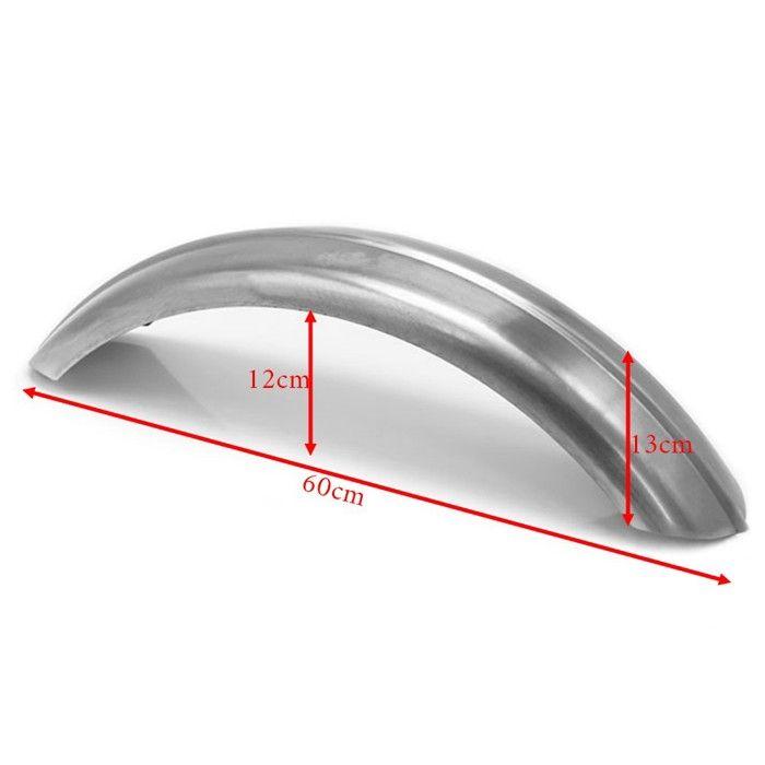 Motorrad-Hinterradschutzblech / Spritzschutz 5,1" für Custom-Motorrad, unlackiert